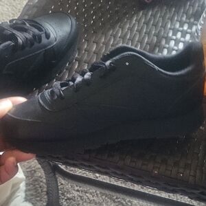 Reebok Black Athletic Sneakers (Wore One Time For An Hour)
